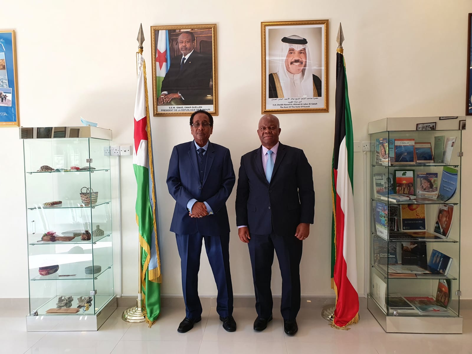 زيارة سفير جنوب أفريقيا لدى دولة الكويت لسفارة